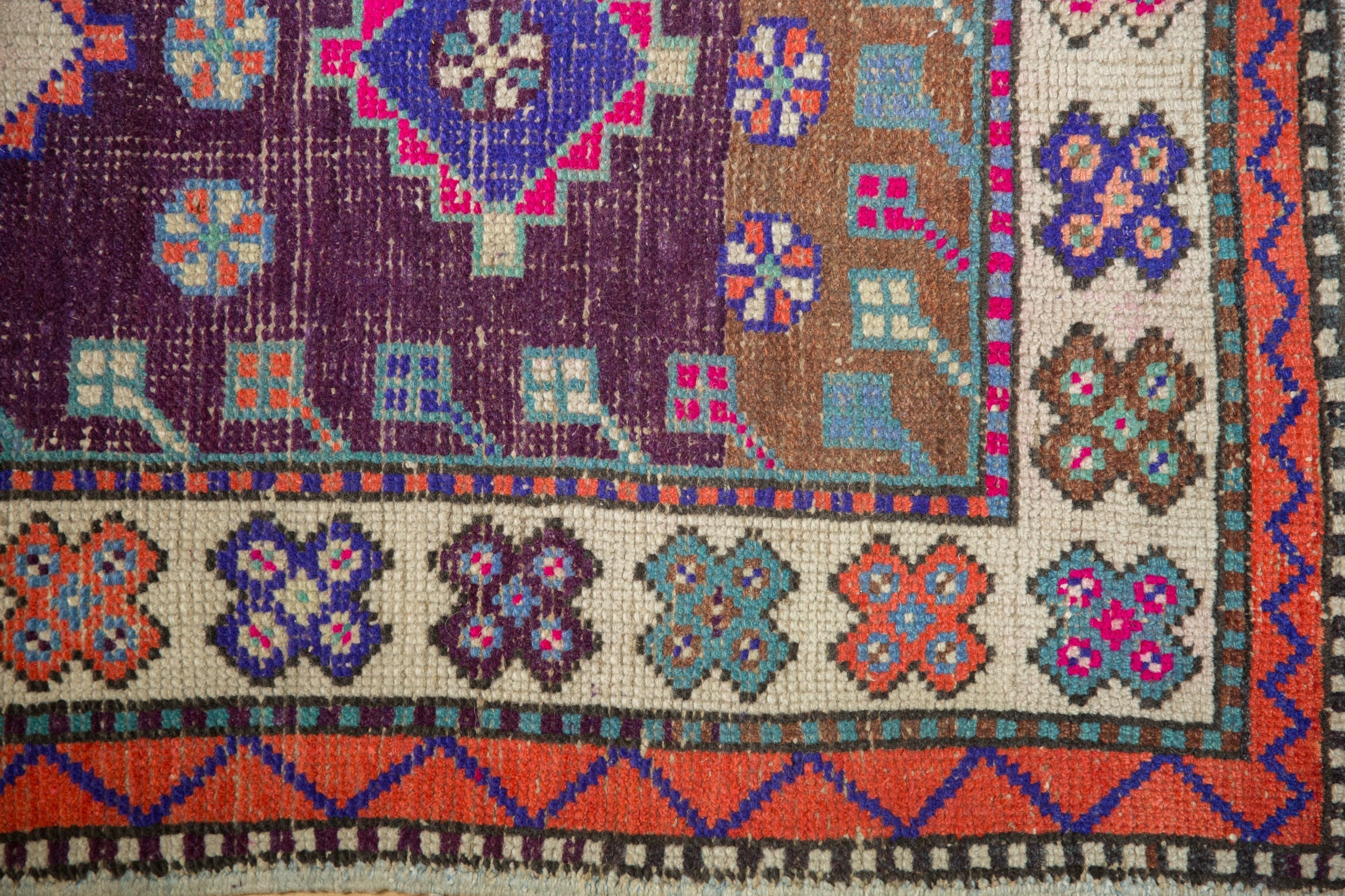 2.5x4.5 Vintage Distressed Oushak Rug