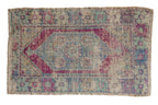 2.5x4.5 Vintage Distressed Oushak Rug