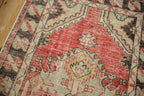 2.5x5.5 Vintage Distressed Oushak Rug Runner