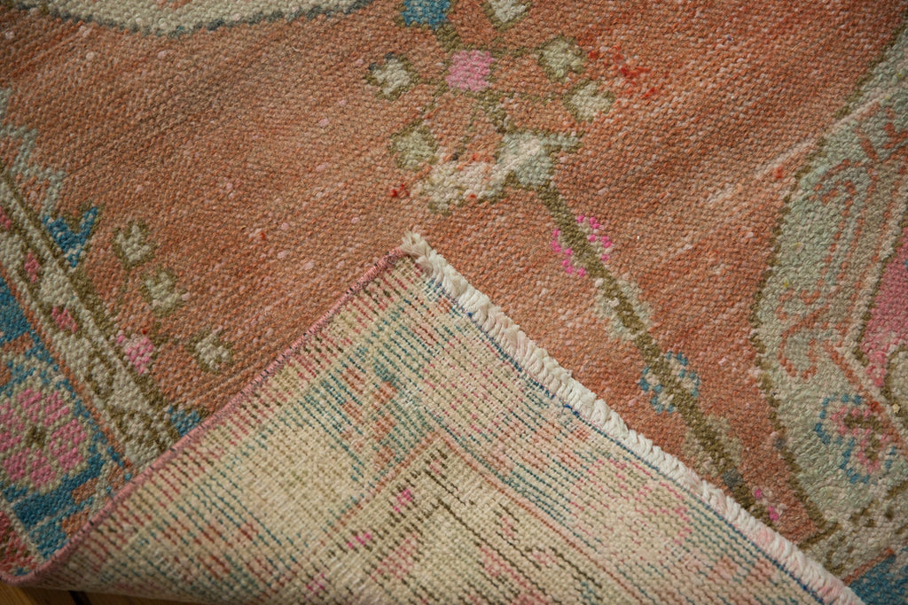 2.5x5 Vintage Distressed Oushak Rug Runner