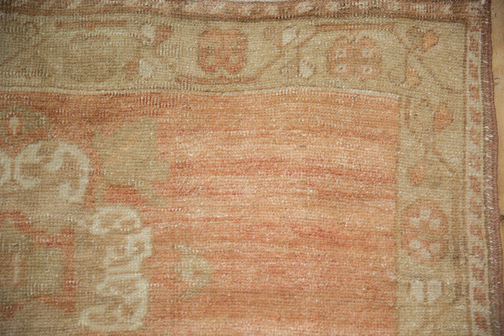 4x5.5 Vintage Distressed Oushak Rug