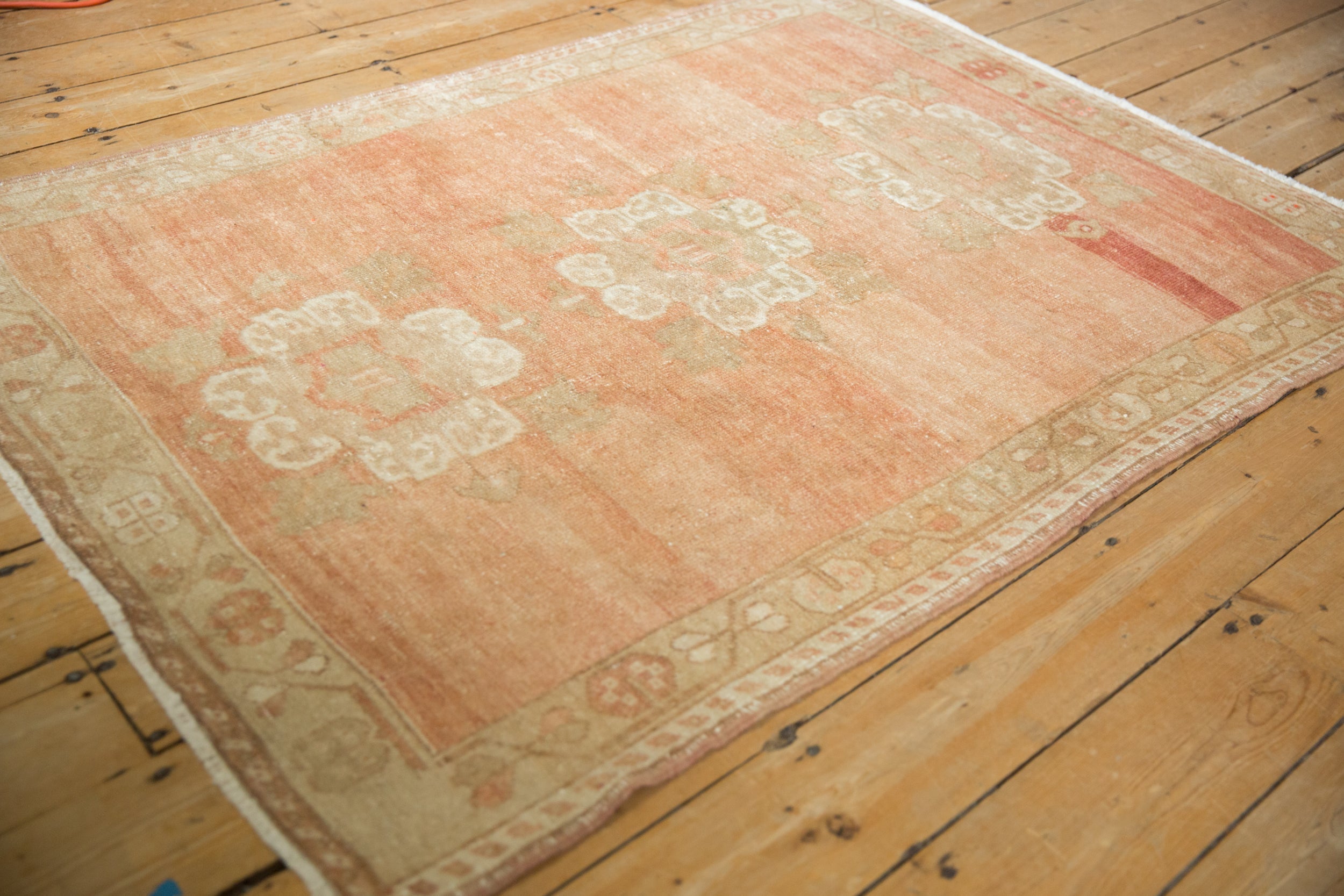 4x5.5 Vintage Distressed Oushak Rug