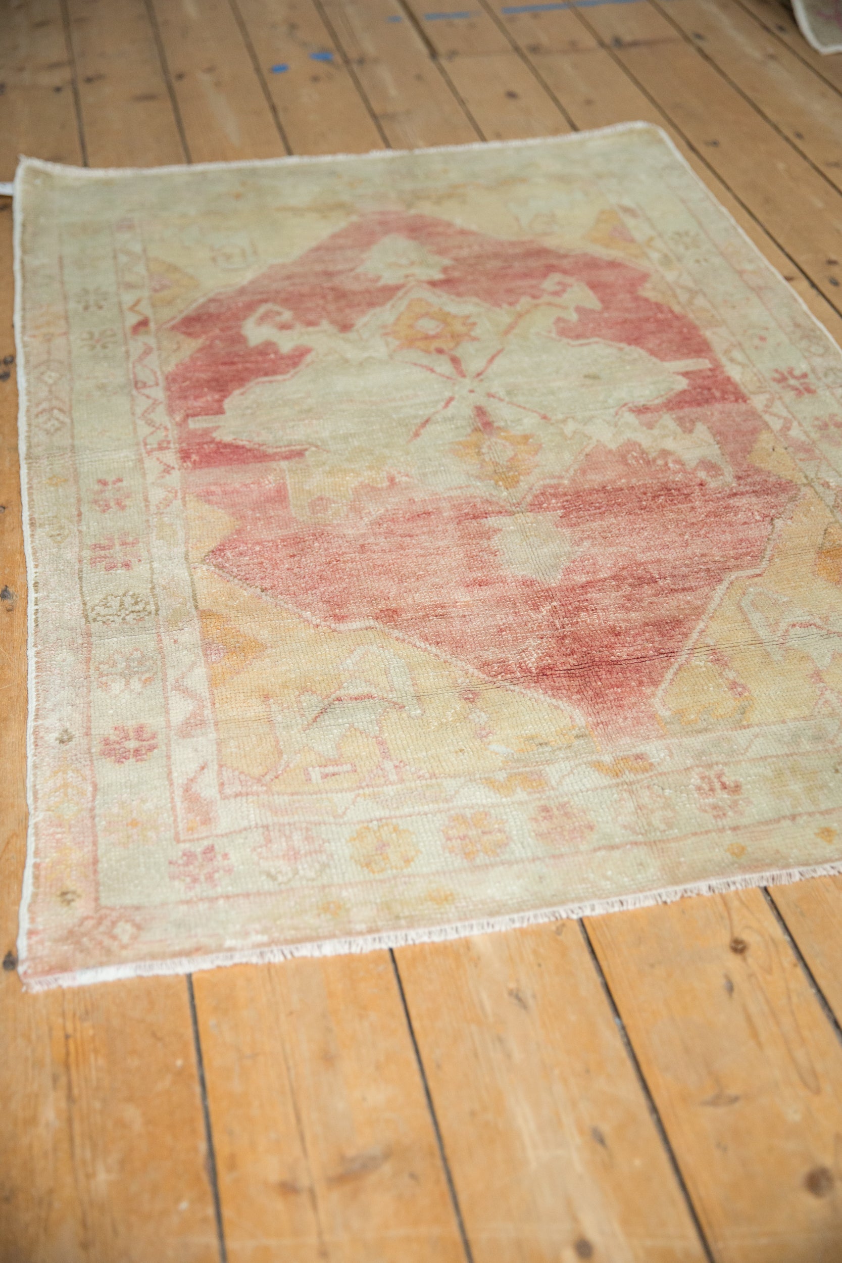 3x4.5 Vintage Distressed Oushak Rug