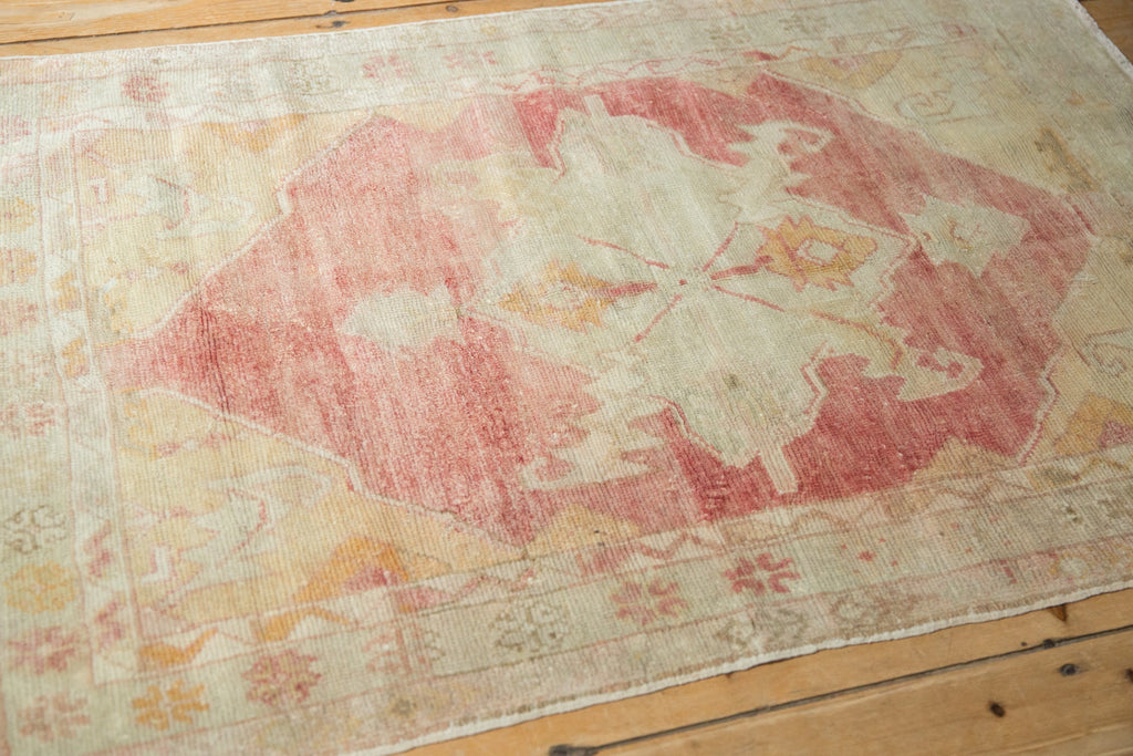 3x4.5 Vintage Distressed Oushak Rug