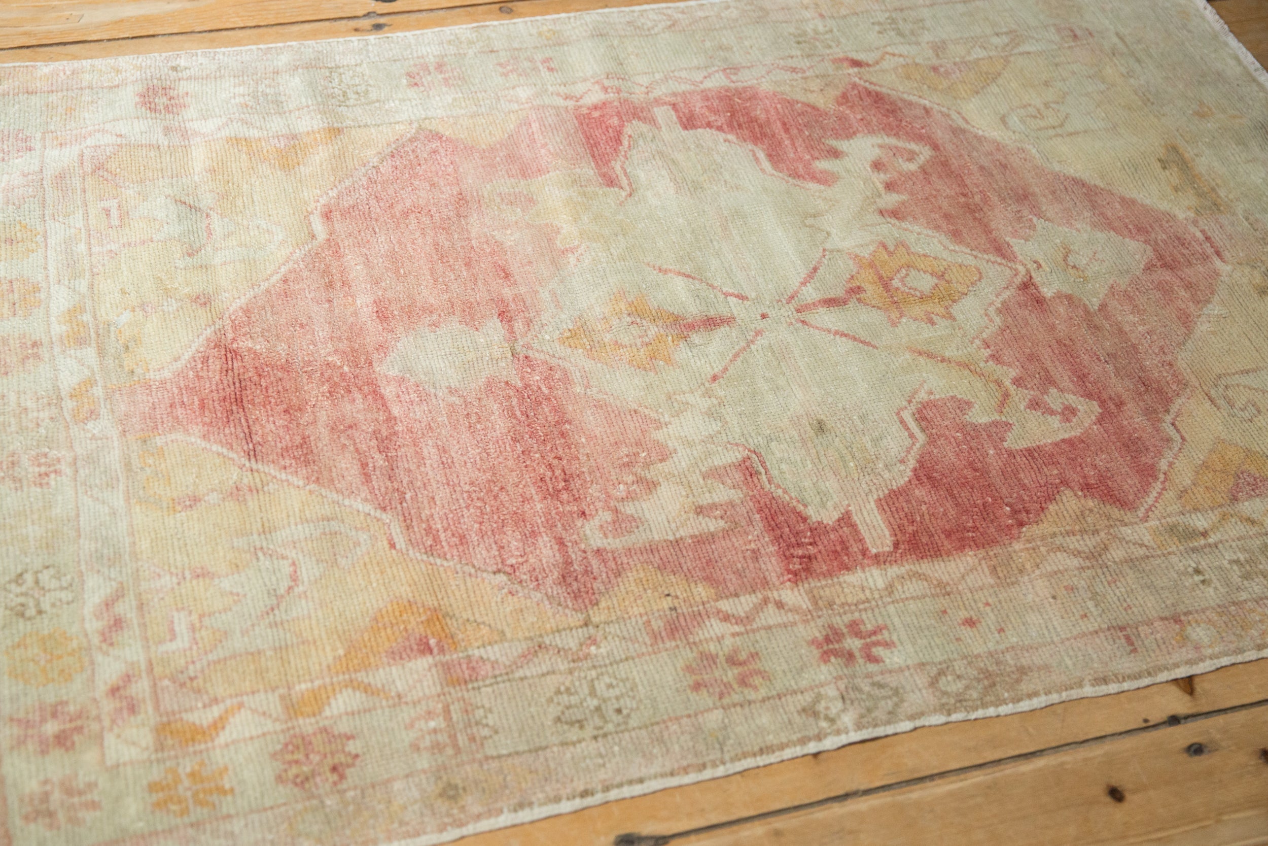 3x4.5 Vintage Distressed Oushak Rug