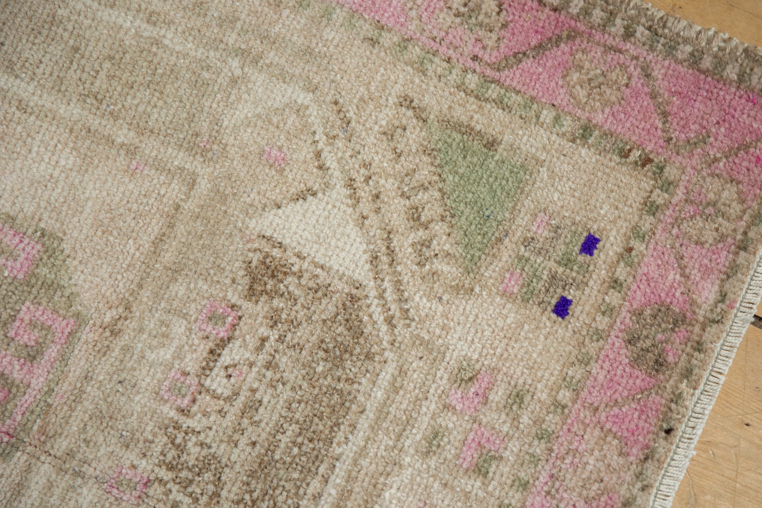 2.5x5.5 Vintage Distressed Kurd Rug Runner