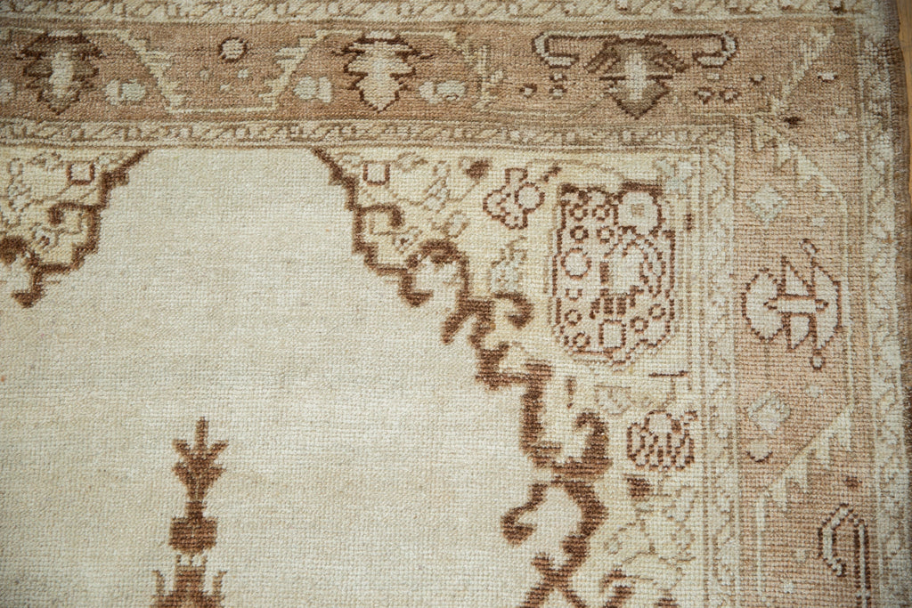 4x9 Vintage Distressed Oushak Rug Runner