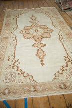 4x9 Vintage Distressed Oushak Rug Runner