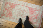 2.5x5 Vintage Distressed Oushak Rug Runner