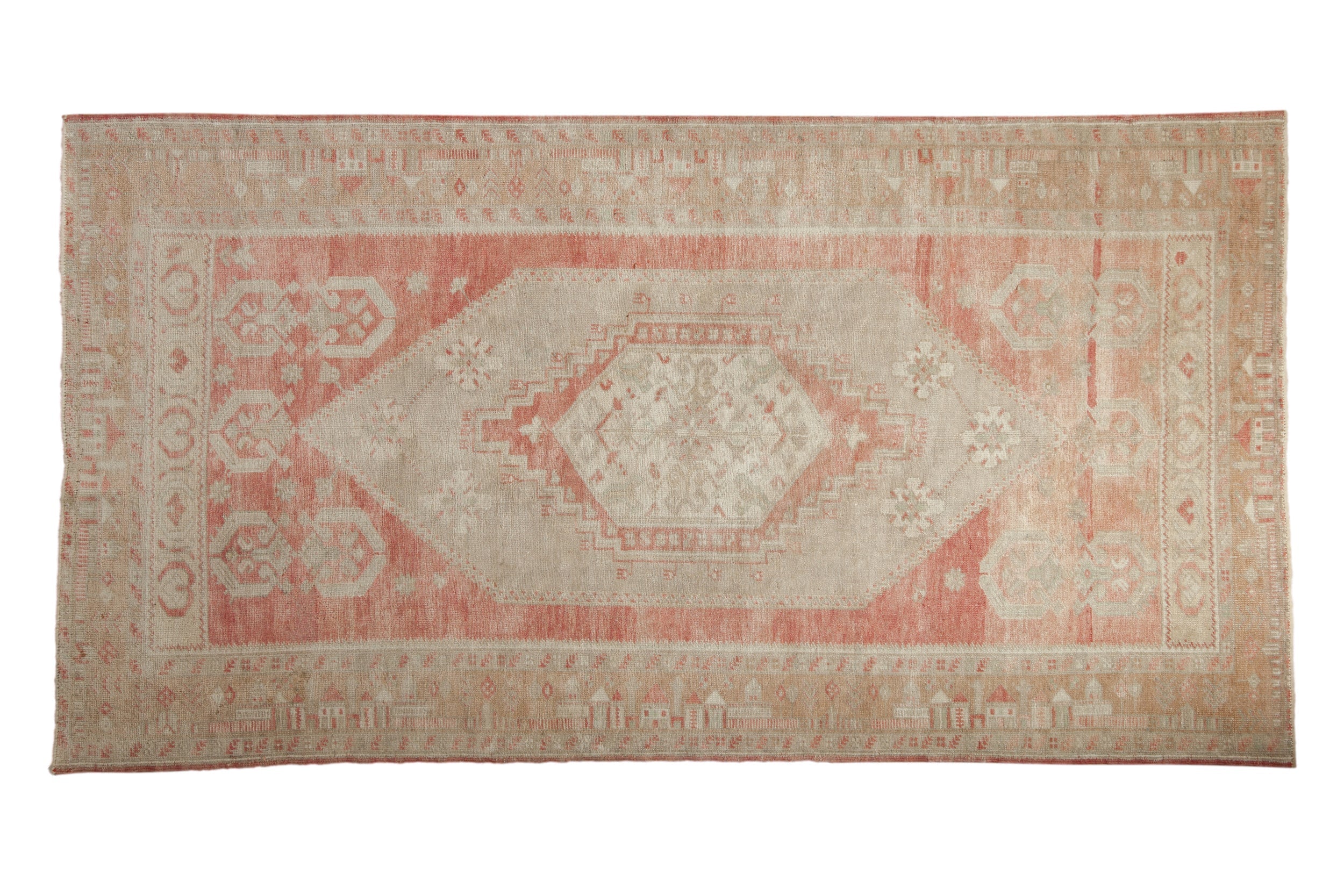 4.5x8.5 Vintage Distressed Oushak Rug