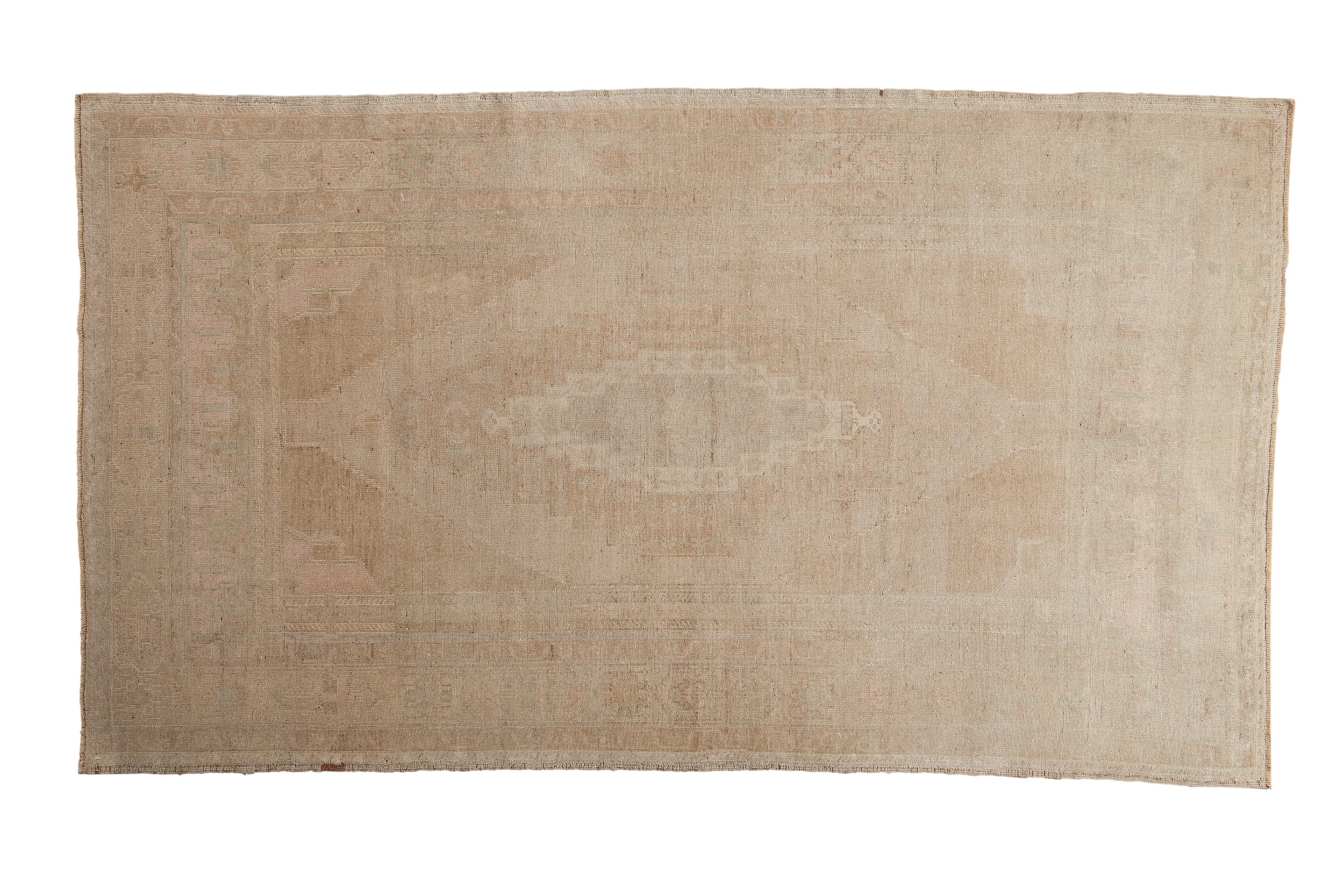 4.5x8 Vintage Distressed Oushak Rug