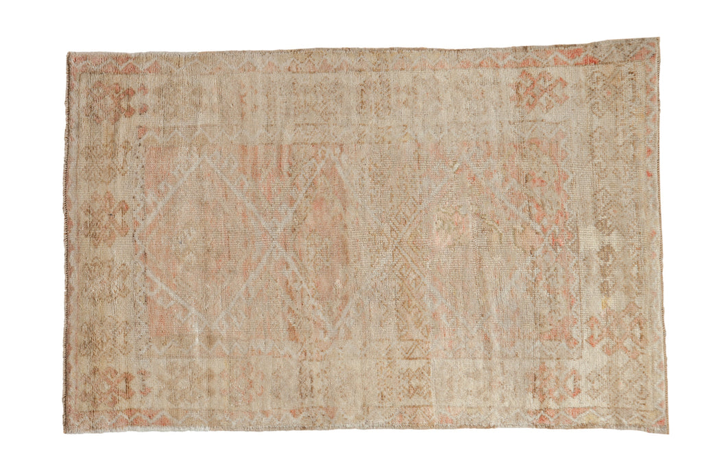 3.5x5.5 Vintage Distressed Anatolian Rug