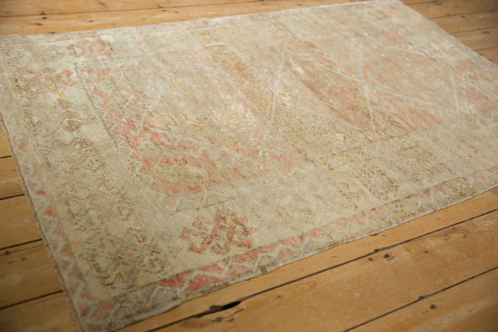 3.5x5.5 Vintage Distressed Anatolian Rug