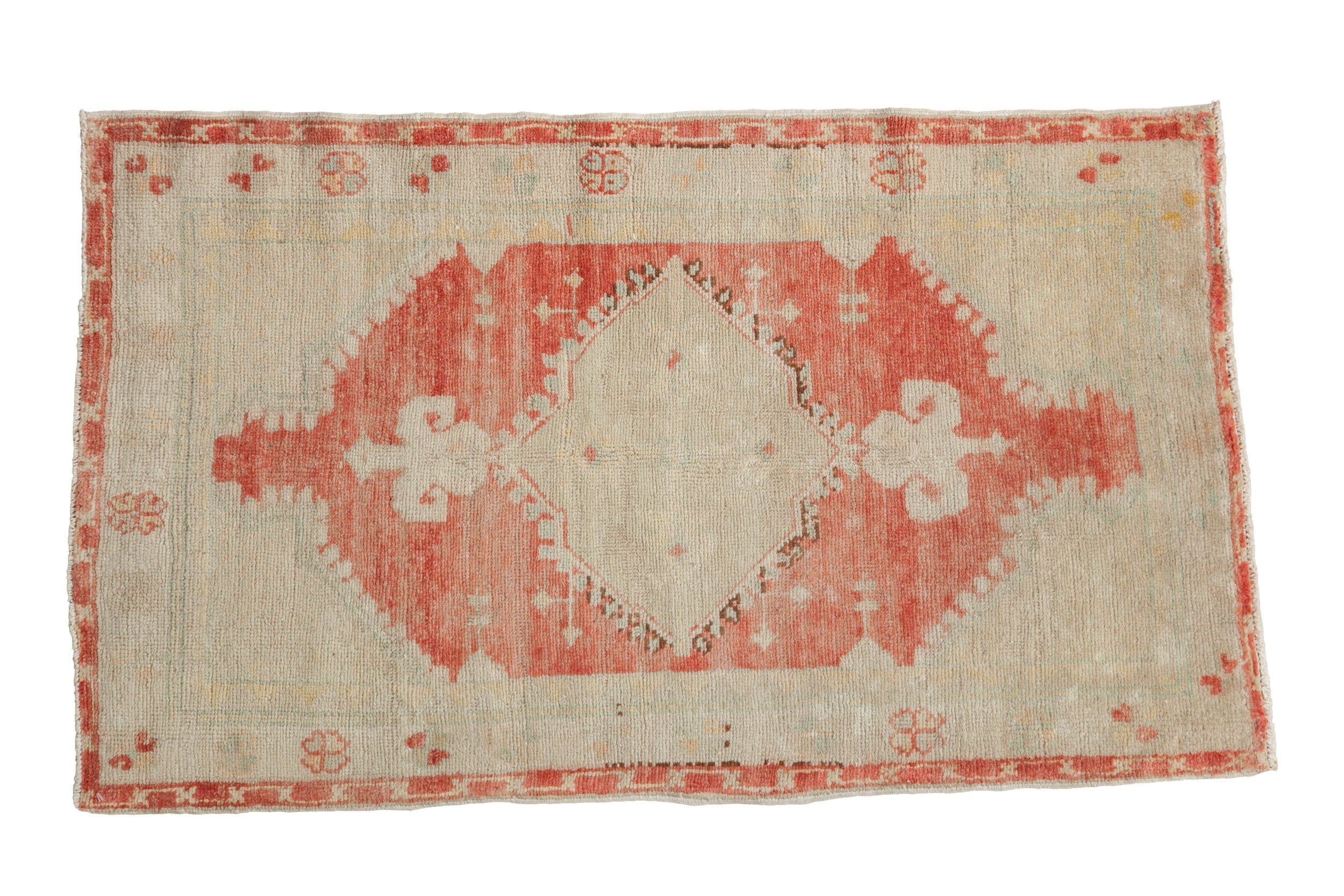 2.5x4.5 Vintage Distressed Oushak Rug