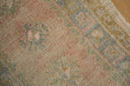 1.5x3 Vintage Distressed Oushak Rug Mat
