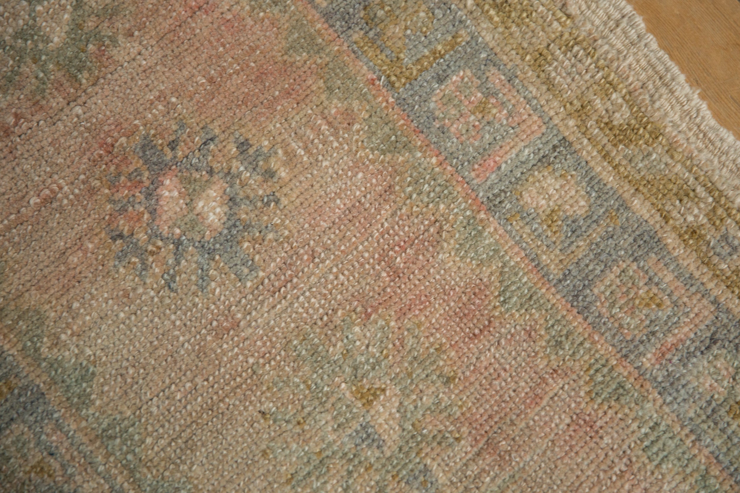 1.5x3 Vintage Distressed Oushak Rug Mat