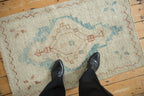 2x3.5 Distressed Oushak Rug