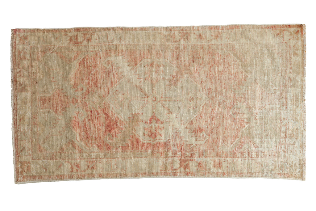 2.5x5 Vintage Distressed Oushak Rug Runner