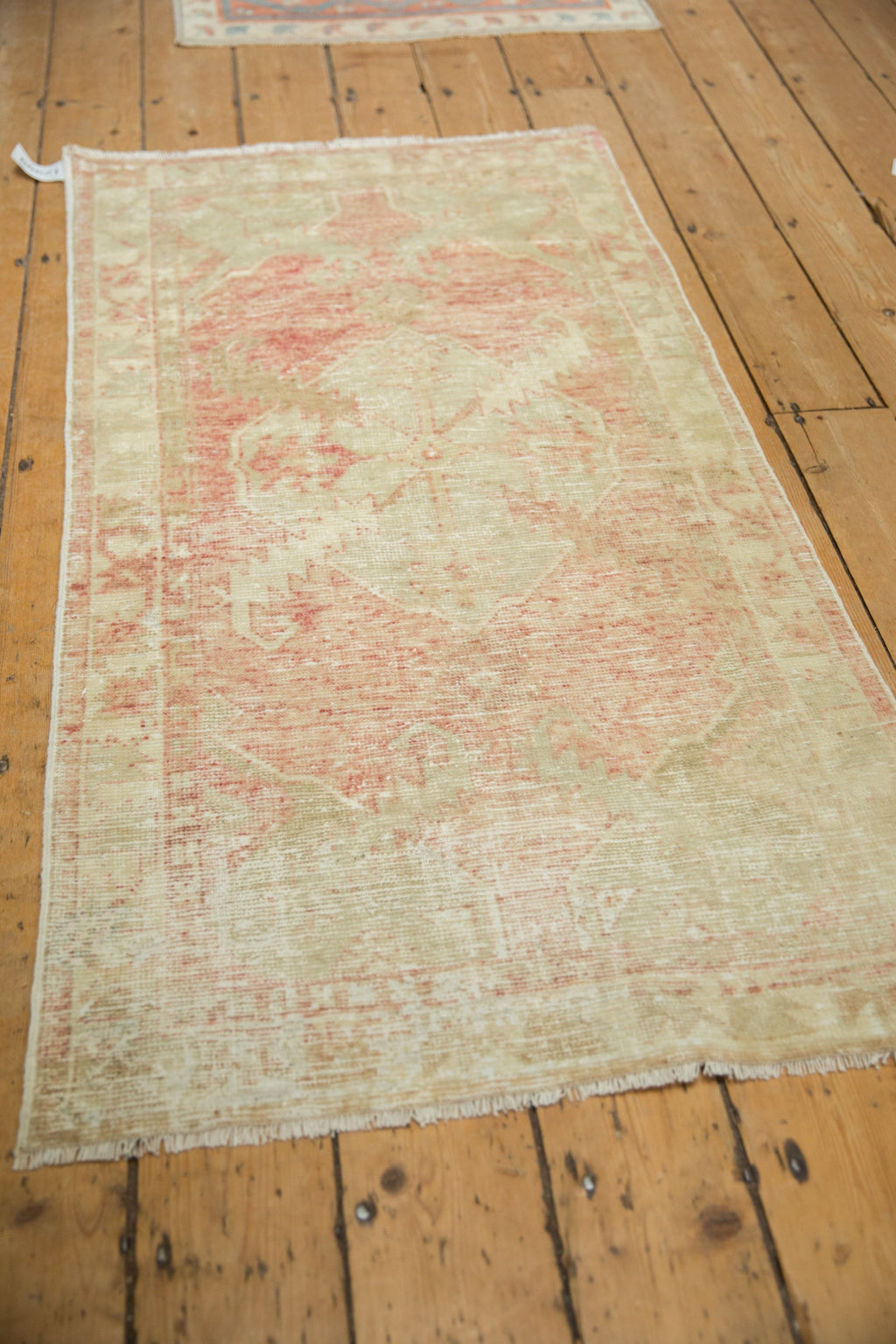 2.5x5 Vintage Distressed Oushak Rug Runner