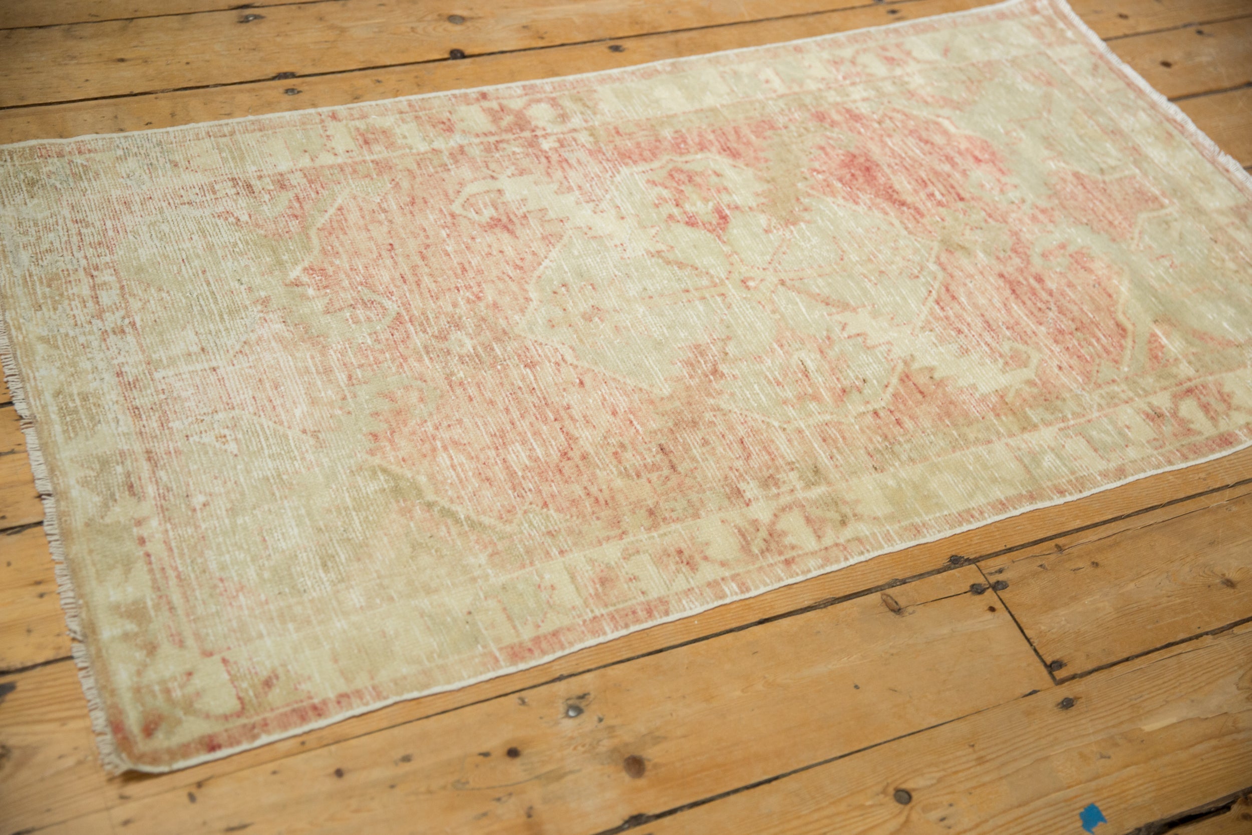 2.5x5 Vintage Distressed Oushak Rug Runner