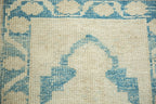 2.5x4 Distressed Oushak Rug