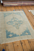 2.5x3.5 Distressed Oushak Rug