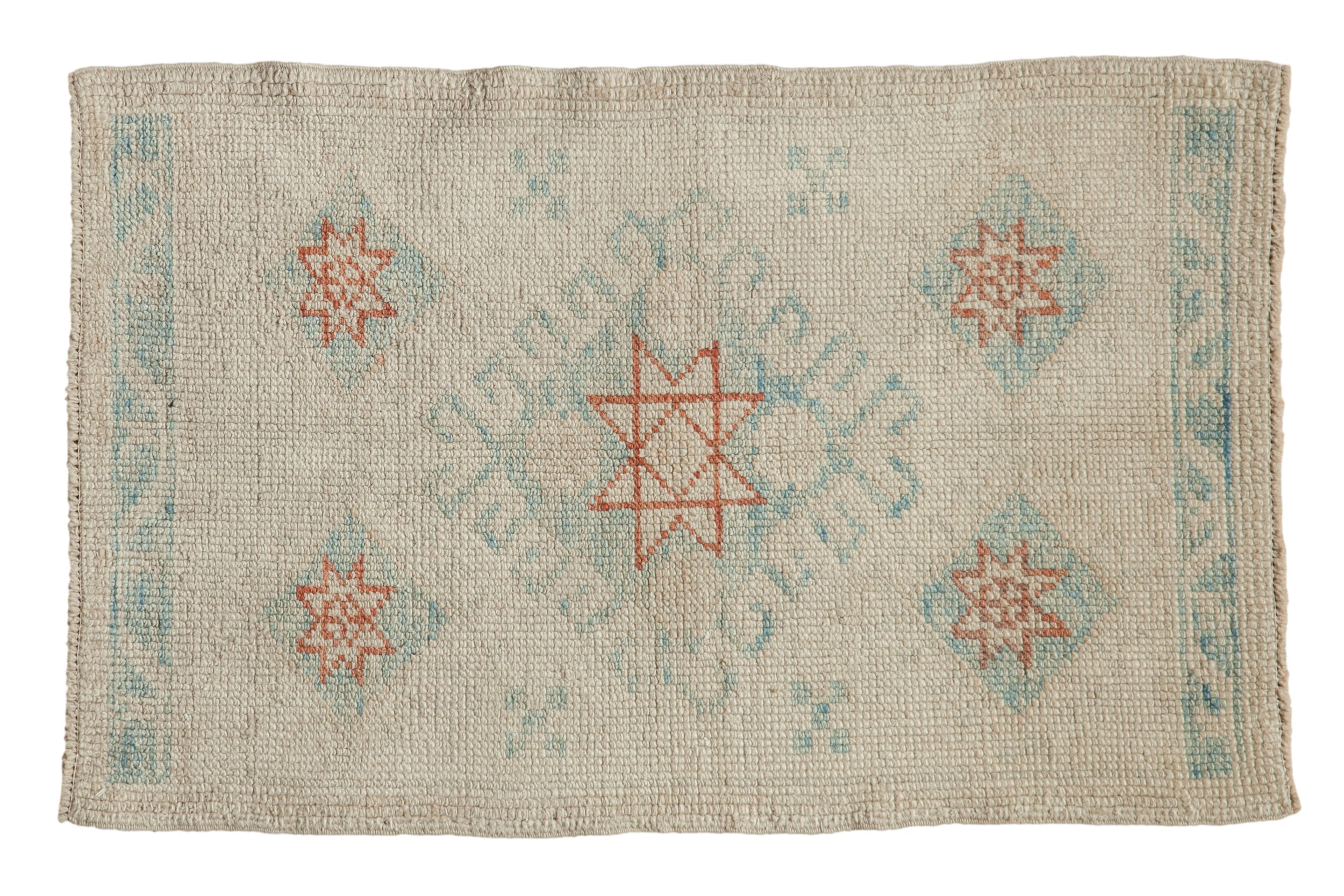 2x3.5 Distressed Oushak Rug