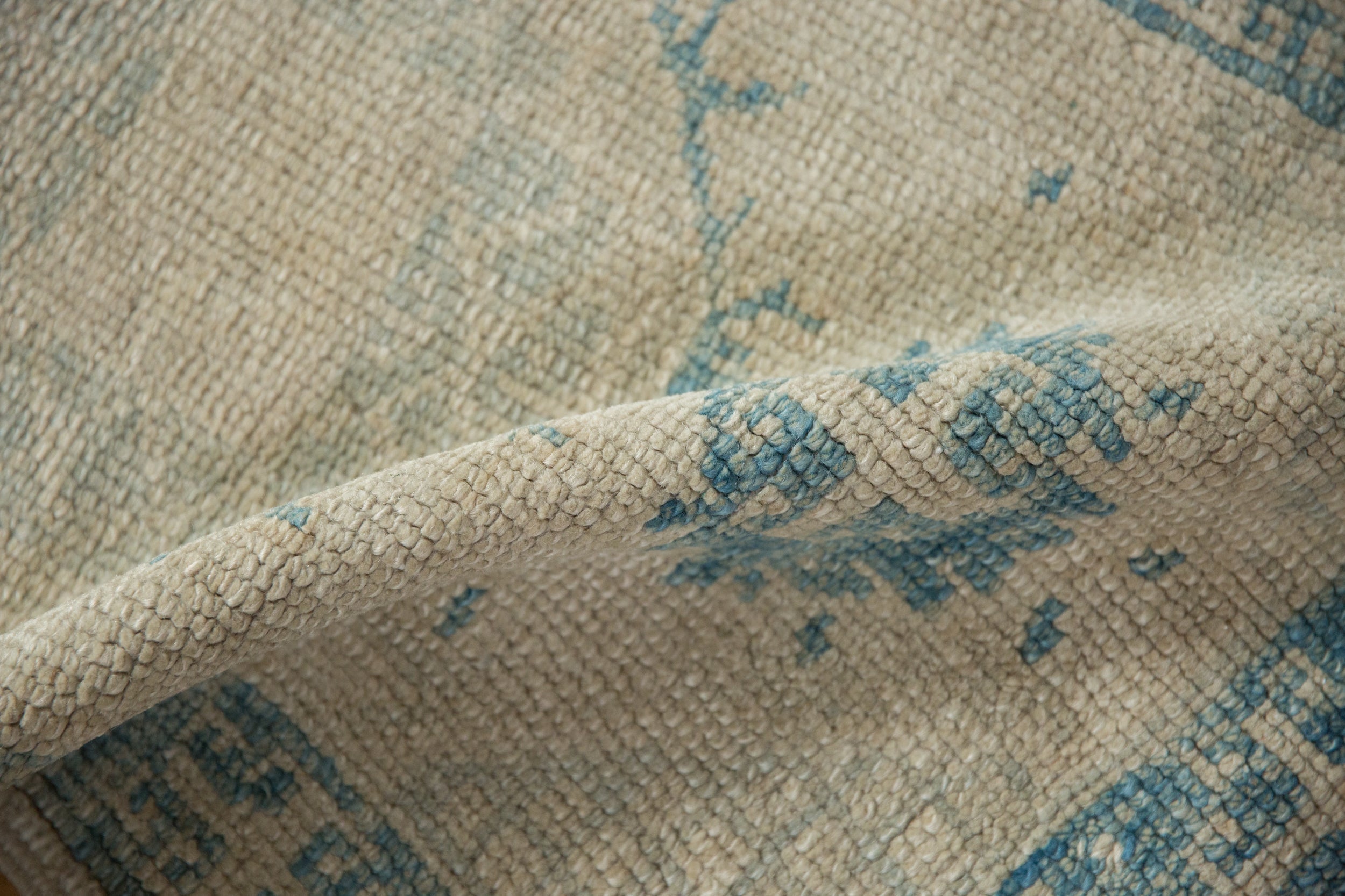 2x4 Distressed Oushak Rug Runner