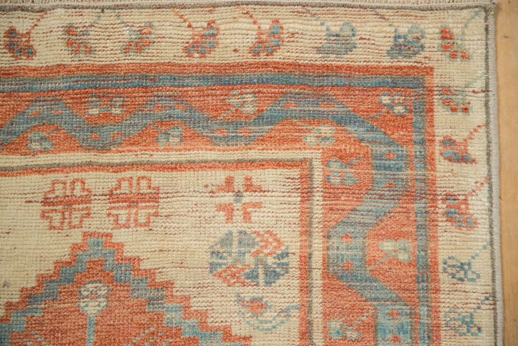 2.5x5 Distressed Oushak Rug Runner