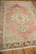3x4.5 Vintage Distressed Oushak Rug