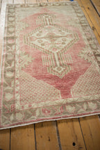 3x4.5 Vintage Distressed Oushak Rug