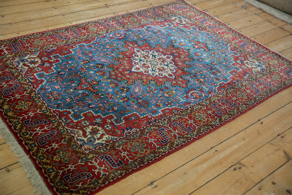 4.5x6.5 Vintage Qom Rug