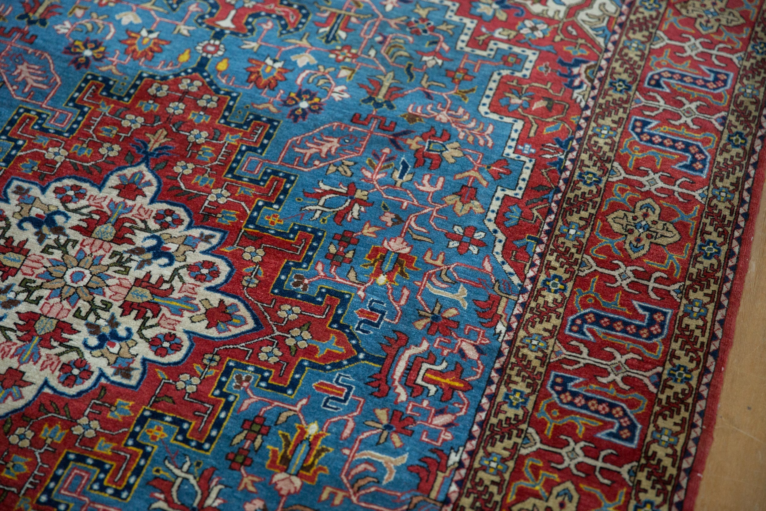 4.5x6.5 Vintage Qom Rug