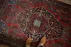 4.5x7 Vintage Sarouk Rug