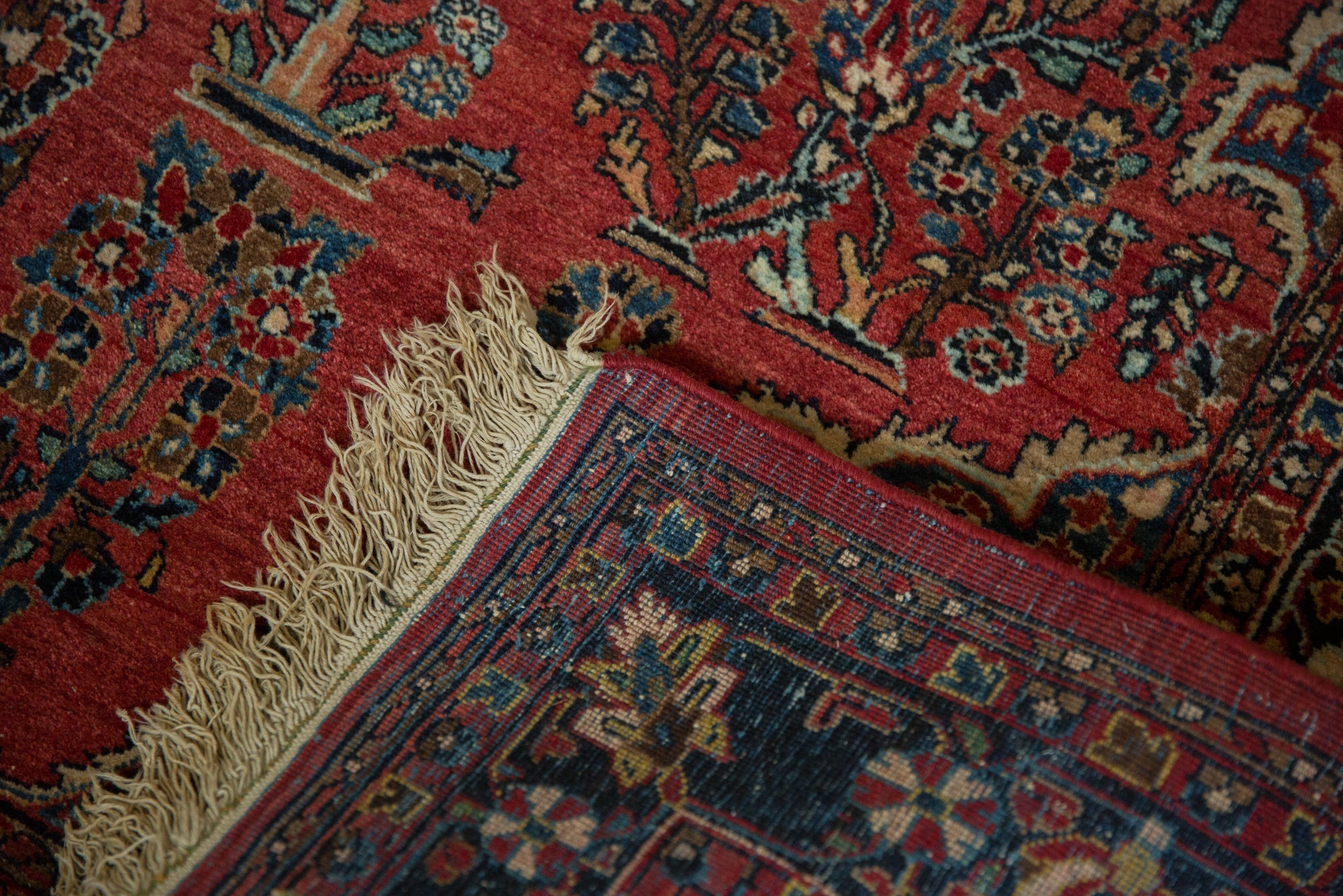 4.5x7 Vintage Sarouk Rug