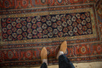 4x6 Antique Kurdish Hamadan Rug