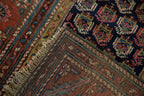 4x6 Antique Kurdish Hamadan Rug