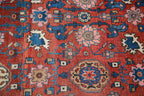 4.5x7 Antique Persian Bijar Area Rug