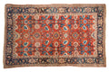 4.5x7 Antique Persian Bijar Area Rug