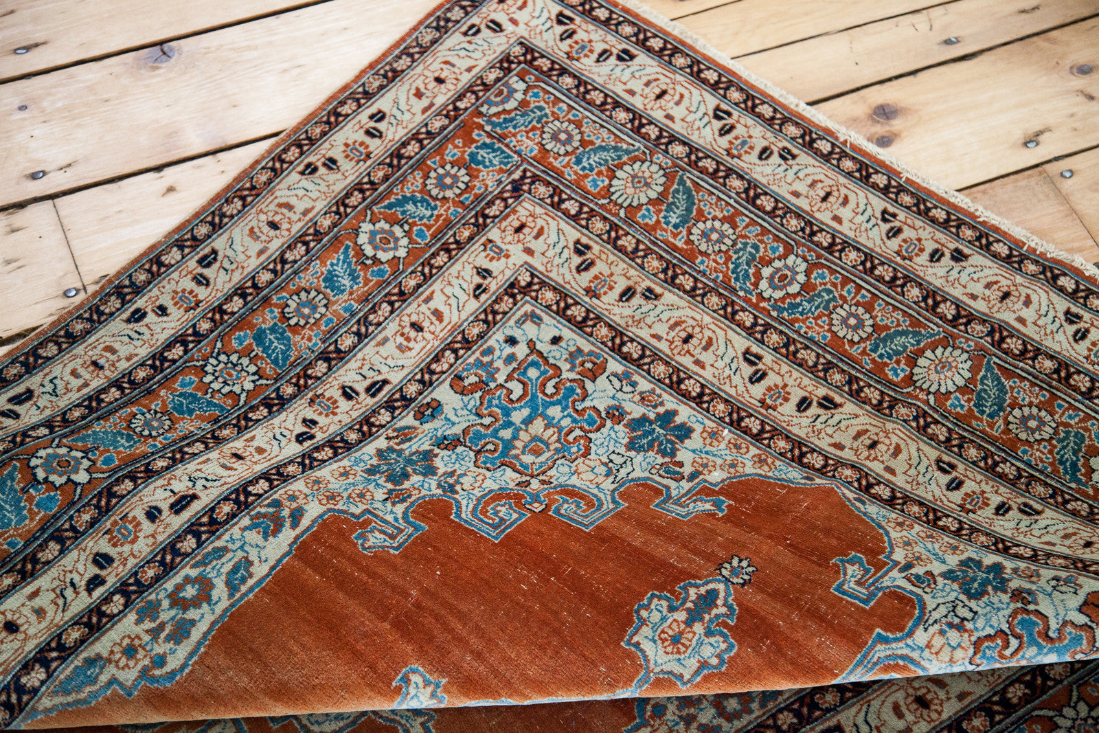 4x6 Fine Antique Haji Jalili Tabriz Rug