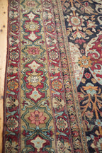 8.5x12 Unusual Antique Lavar Kerman Carpet