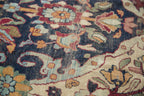 8.5x12 Unusual Antique Lavar Kerman Carpet