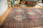 8.5x12 Unusual Antique Lavar Kerman Carpet