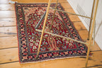 2x3 Antique Kerman Rug Mat