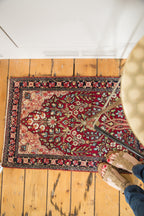 2x3 Antique Kerman Rug Mat