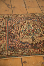 2x2 Vintage Josan Sarouk Square Rug Mat