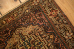 2x2 Vintage Josan Sarouk Square Rug Mat