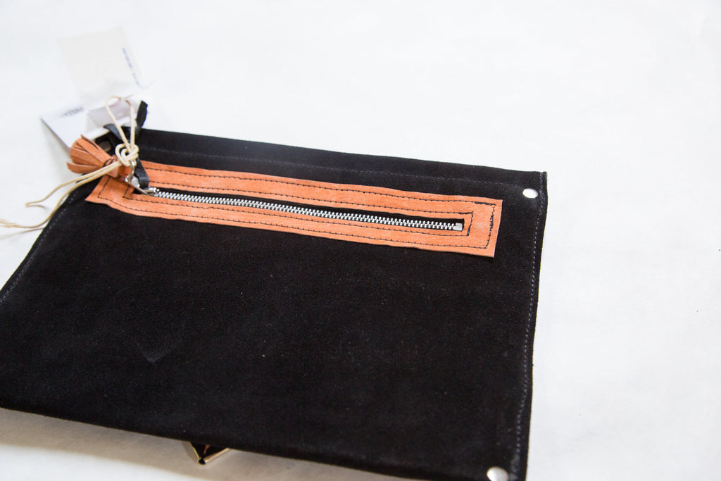 Handmade Rug Fragment Clutch