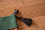 Luxe Heirloom Rug Fragment Stocking Charcoal