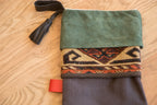 Antique Rug Fragment Stocking Green